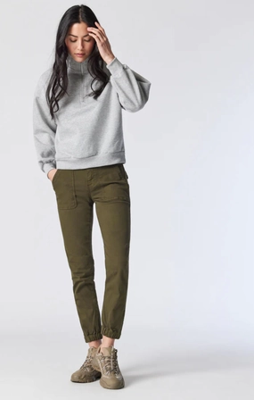 IVY DARK JADE TWILL PANT Chilly Day Ready No Iron