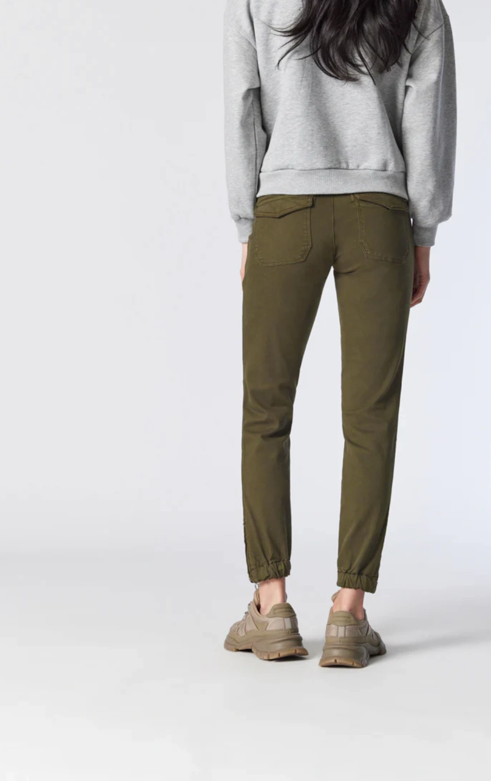 Warm Fit Cropped hem IVY DARK JADE TWILL PANT