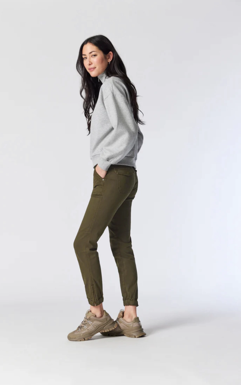 IVY DARK JADE TWILL PANT Core Fit Design