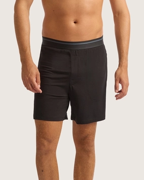 Men's Sleep Short - Black Gloss Fit clean look