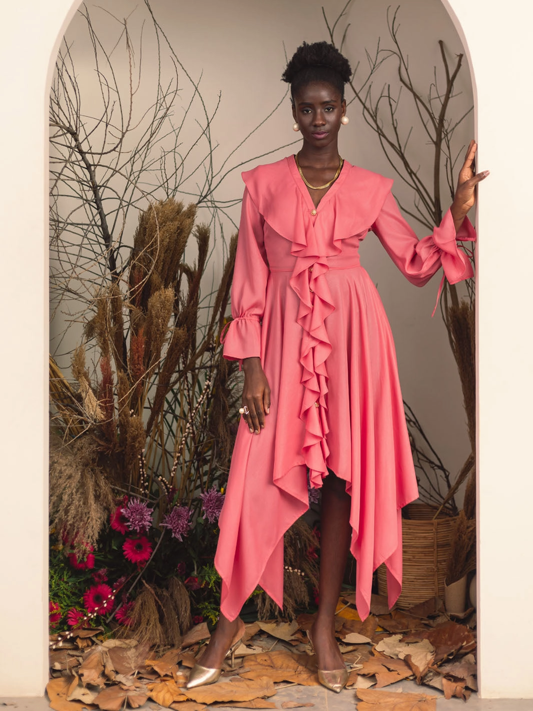 Feminine Look Machine-washable Lucina Dress