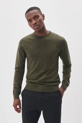 MAGRATE MERINO CREW NECK SWEATER Tulle Soul