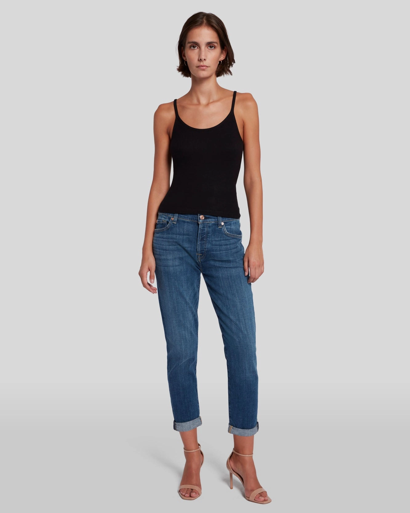 JOSEFINA BOYFRIEND FIT IN BROKEN TWILL VANITY Core Layer