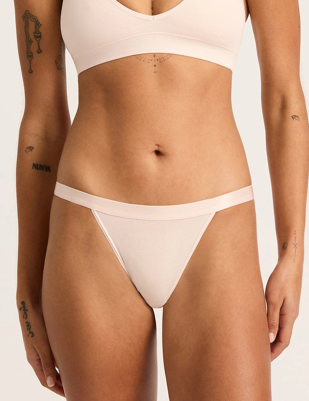 LYOLYTE Hi-Cut Bikini - Powder Pink Versatile staple