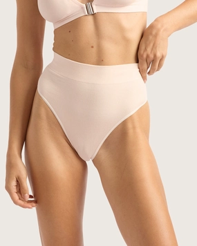 Bright Accents LYOLYTE High Waist G-String - Powder Pink