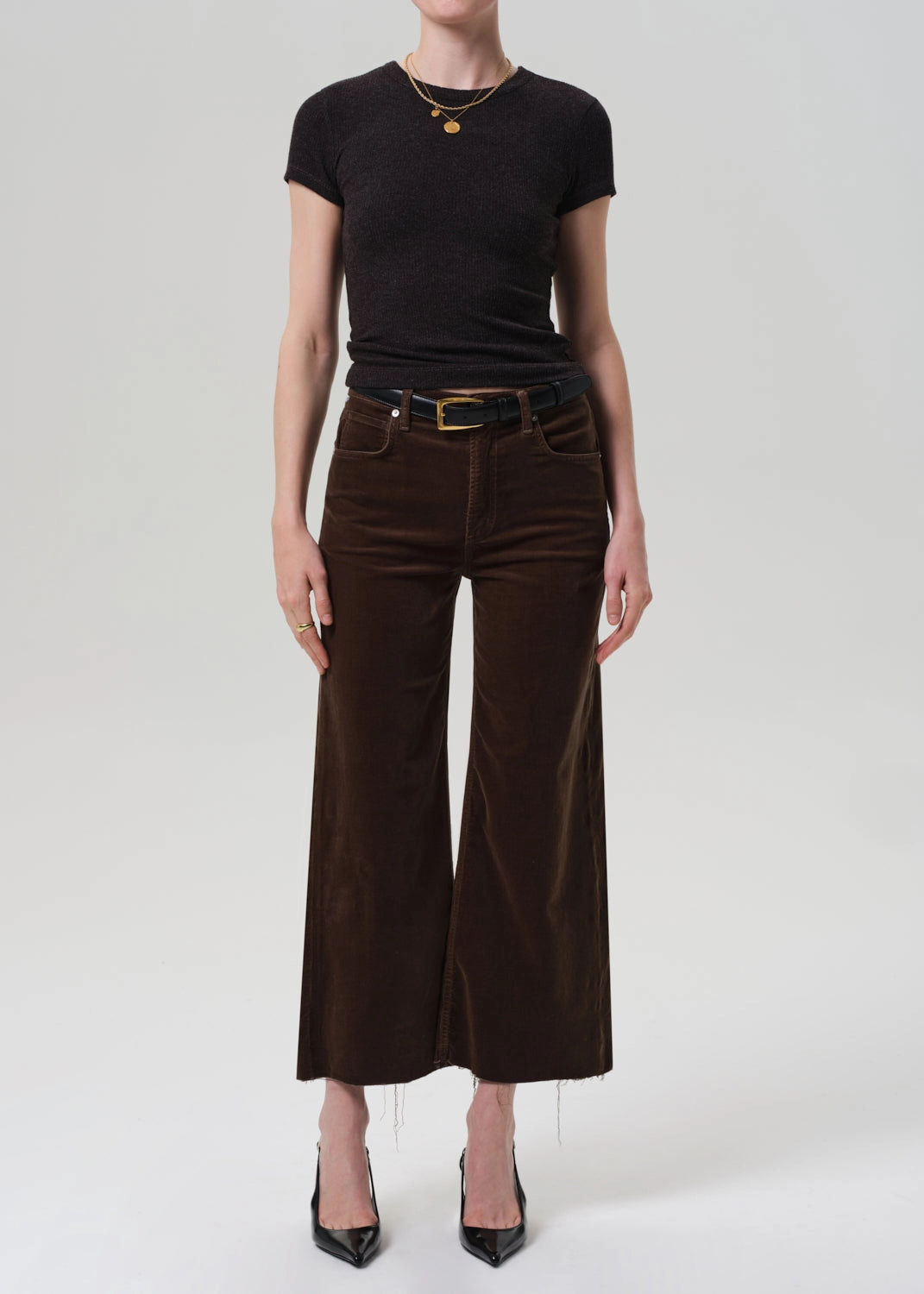 LYRA WIDE LEG CORDUROY IN COSTES Clear Tone