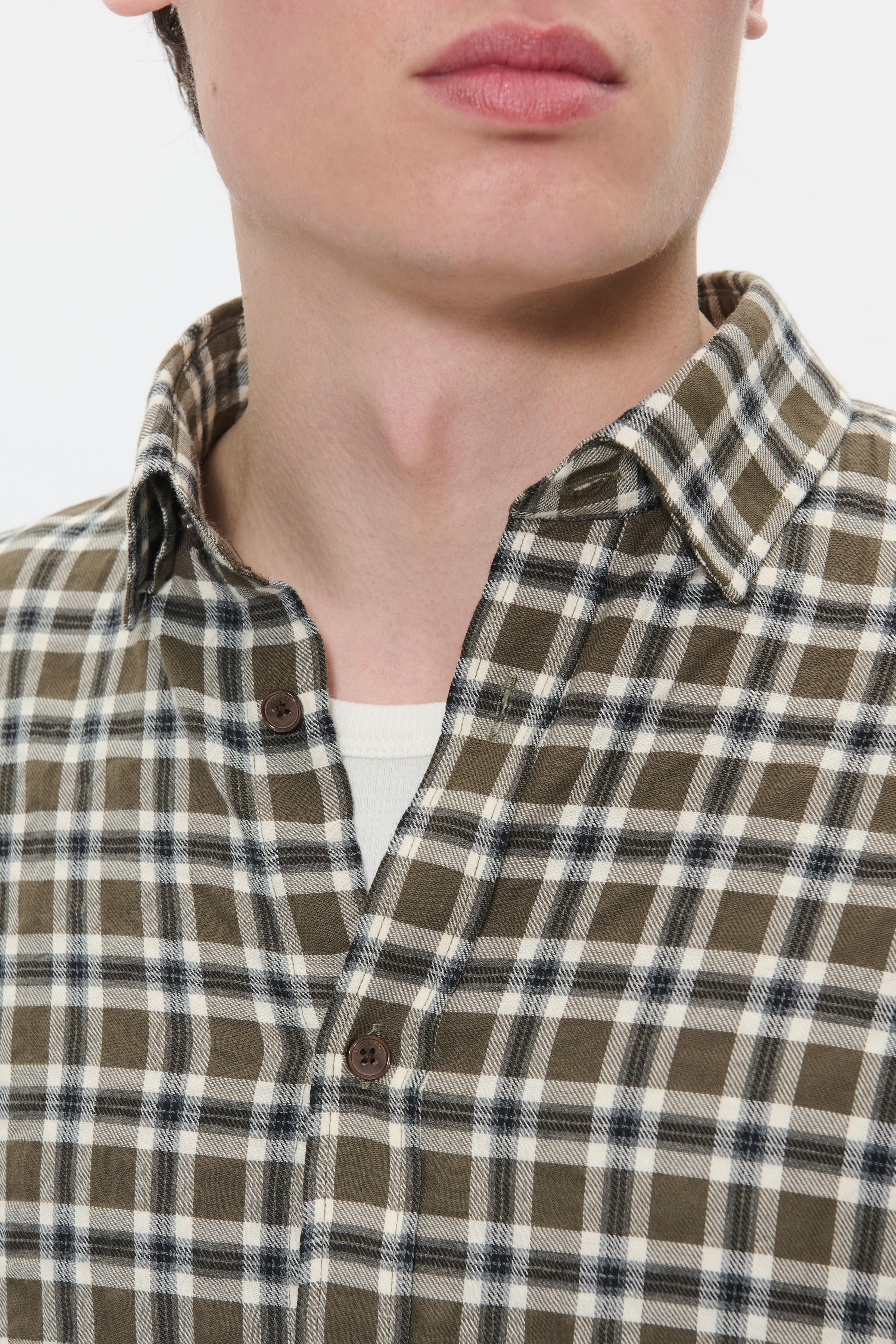 Stream Fit MACHRISTALDO CHECKED LONG SLEEVE SHIRT
