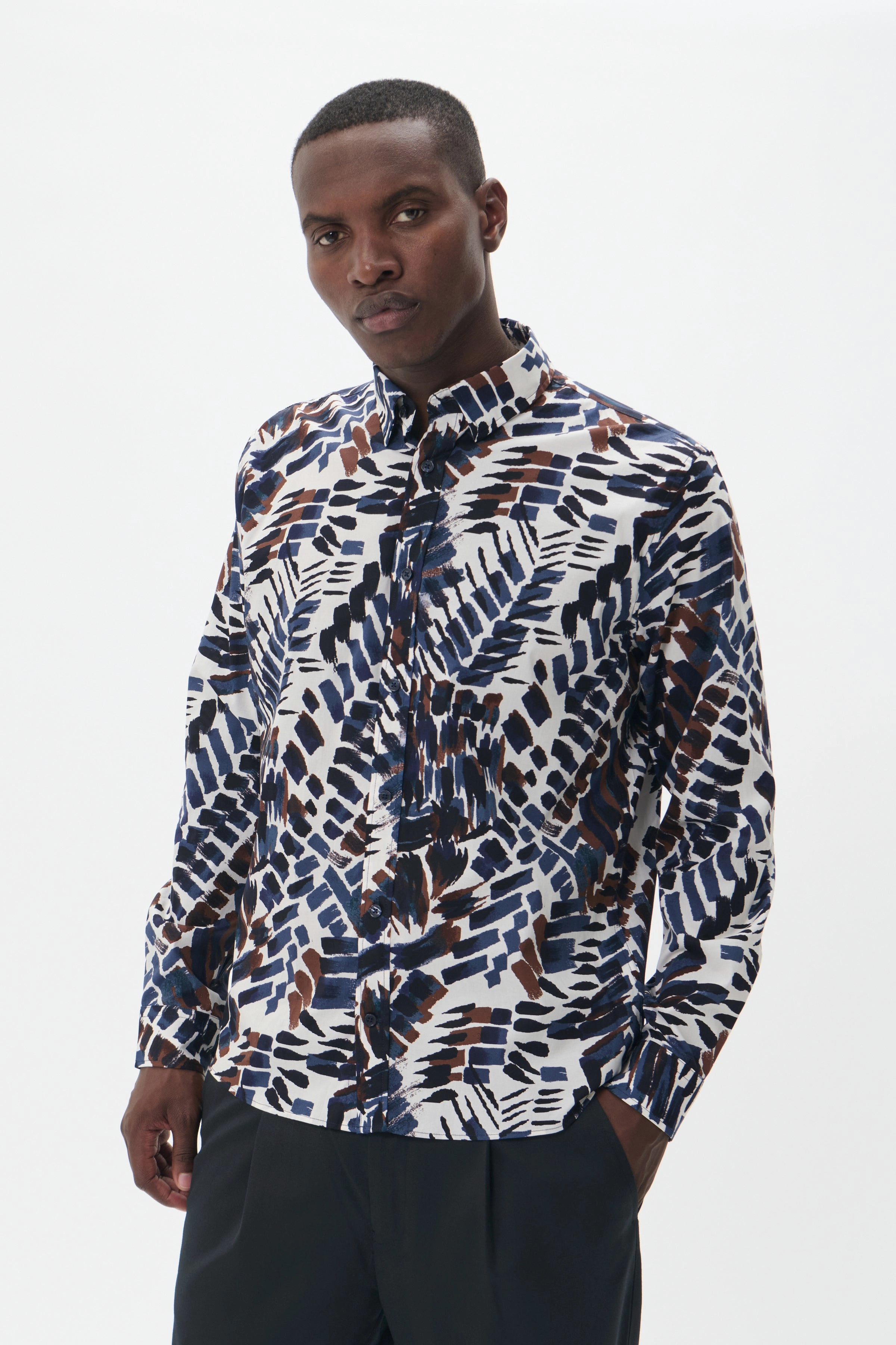 MACHRISTALDO LONG SLEEVE SHIRT Flexible Apparel Urban Chic