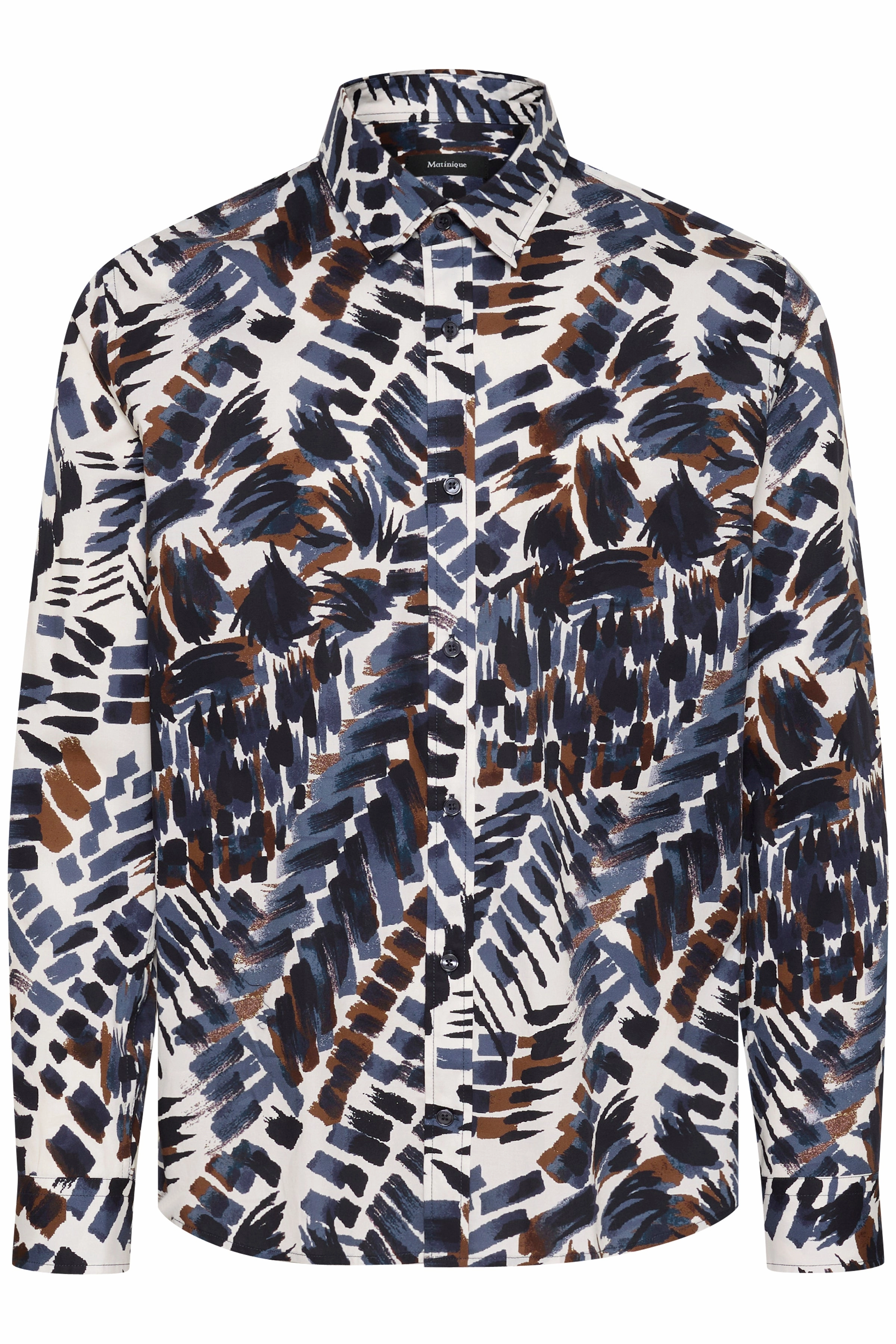 MACHRISTALDO LONG SLEEVE SHIRT NoSlip Hem FlexibleCollarDesign