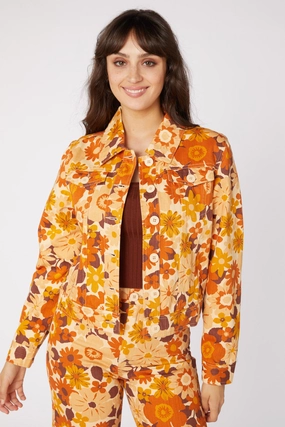 Twiggy Floral Jacket All Day Layering hypoallergenic material