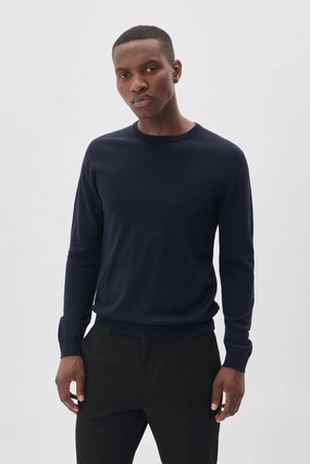 spring fresh Essential Shirt MAGRATE MERINO CREW NECK SWEATER