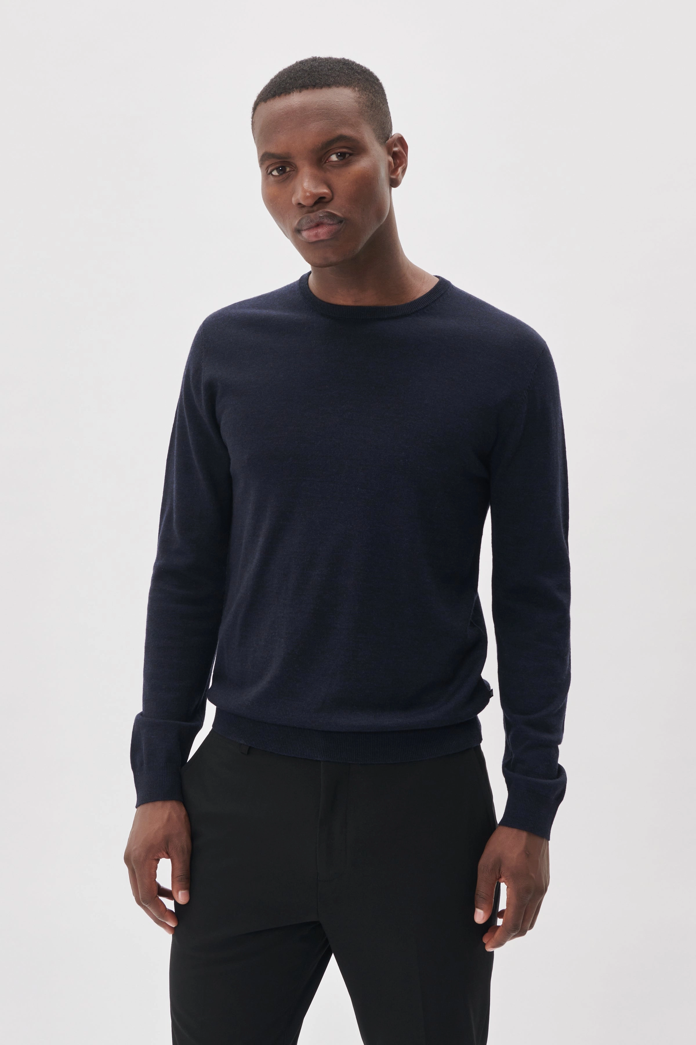 MAGRATE MERINO CREW NECK SWEATER summer top