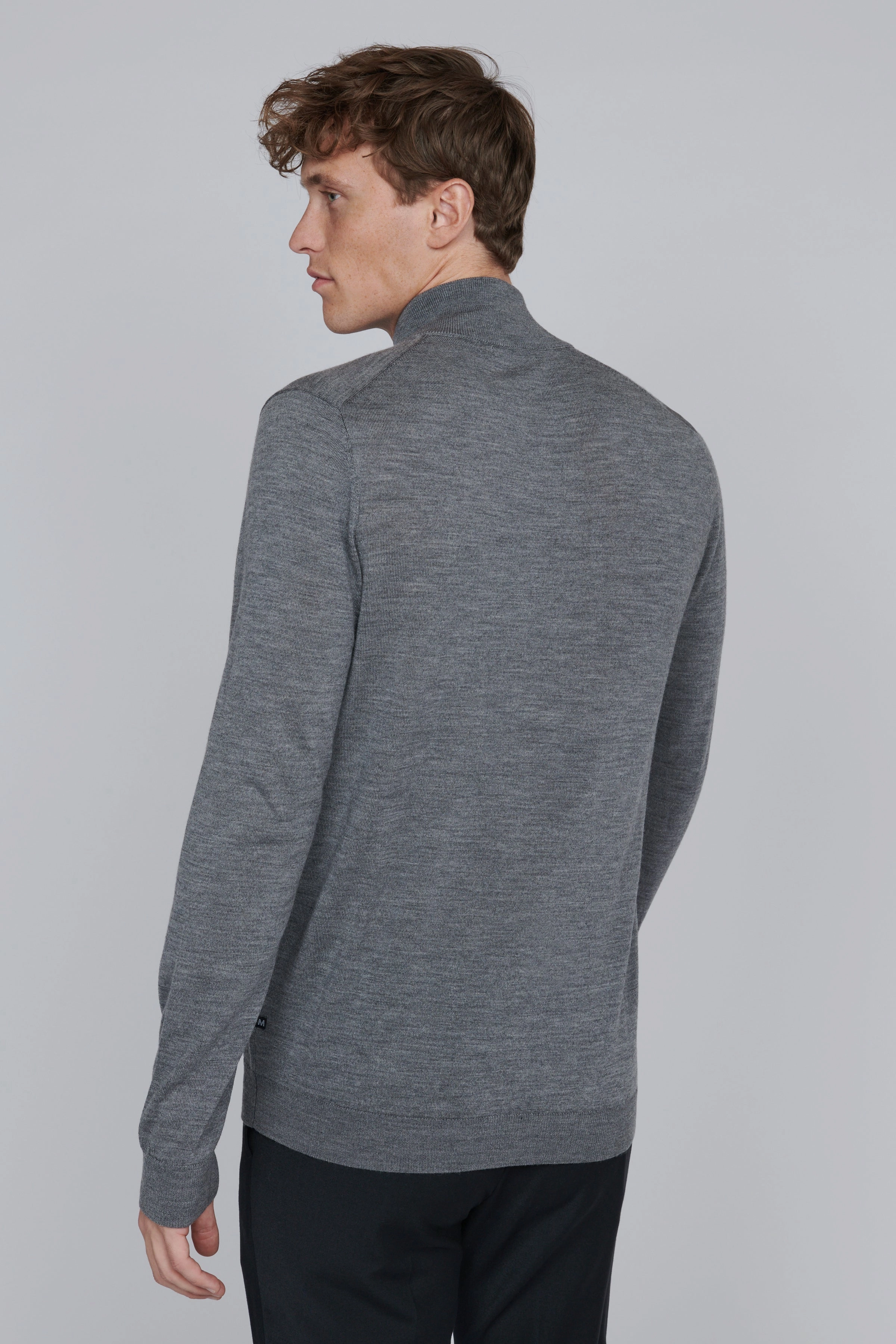 Calm Wave MAMASON MERINO FULL ZIP SWEATER