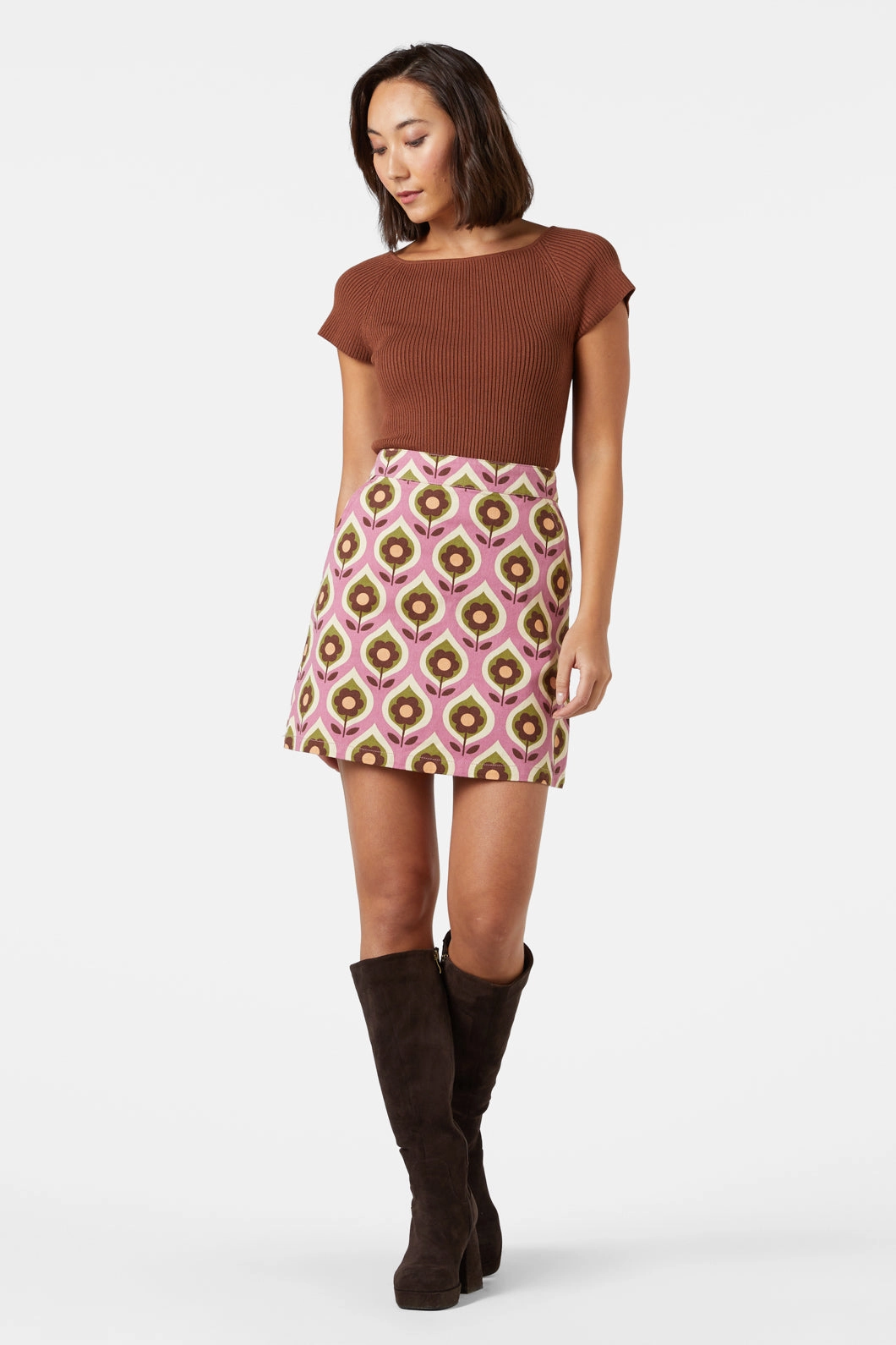 Mary Jane Drill Skirt All Day