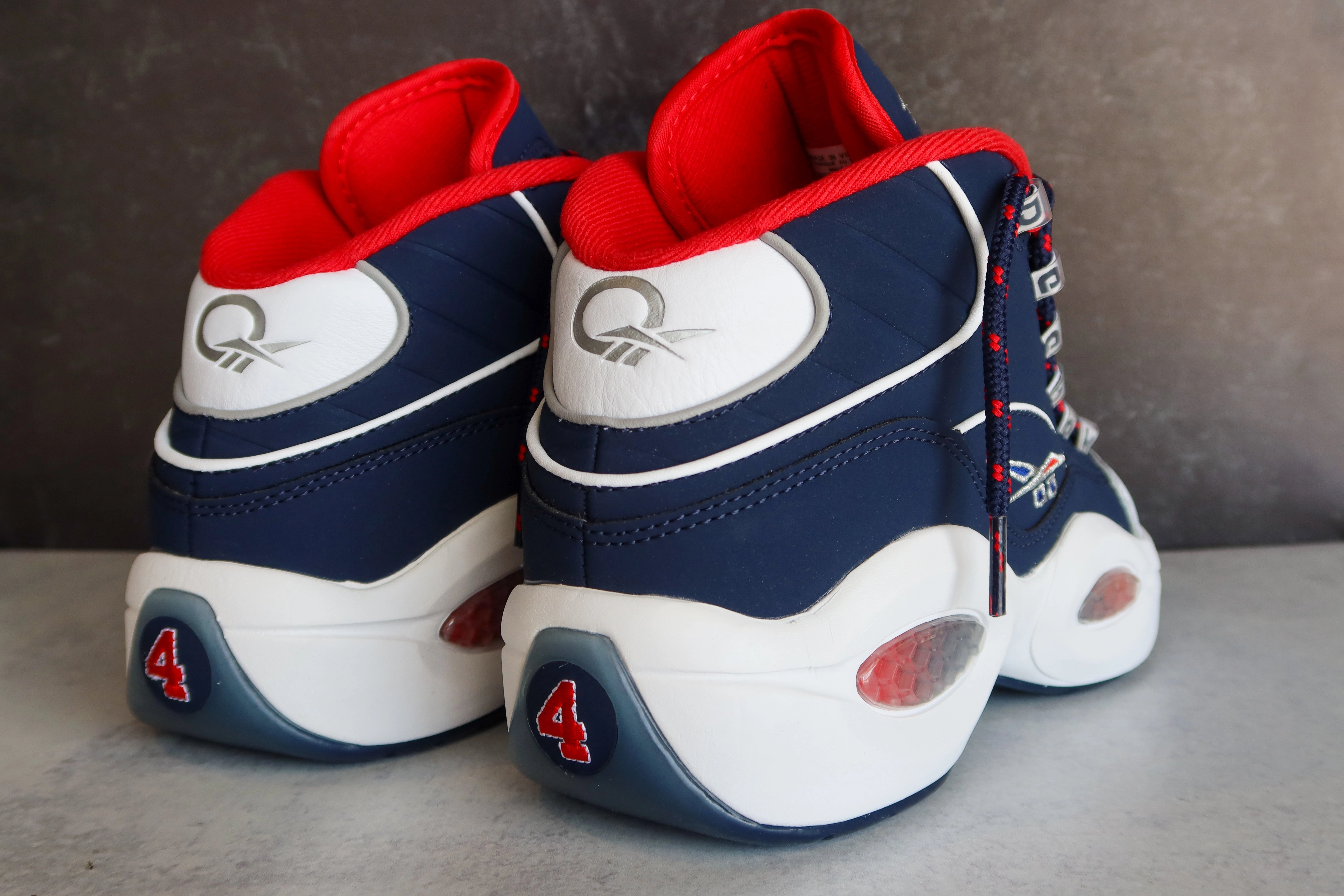 Breathable Lining Torsion control Reebok Question Mid Men's Basketball Shoes