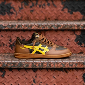 Men's Asics Skyhand OG (Black Coffee/Tai-Chi Yellow) Minimalist Style