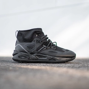 Men's Puma TRC Blaze Mid WS (Puma Black/Castlerock) Structured shock absorption