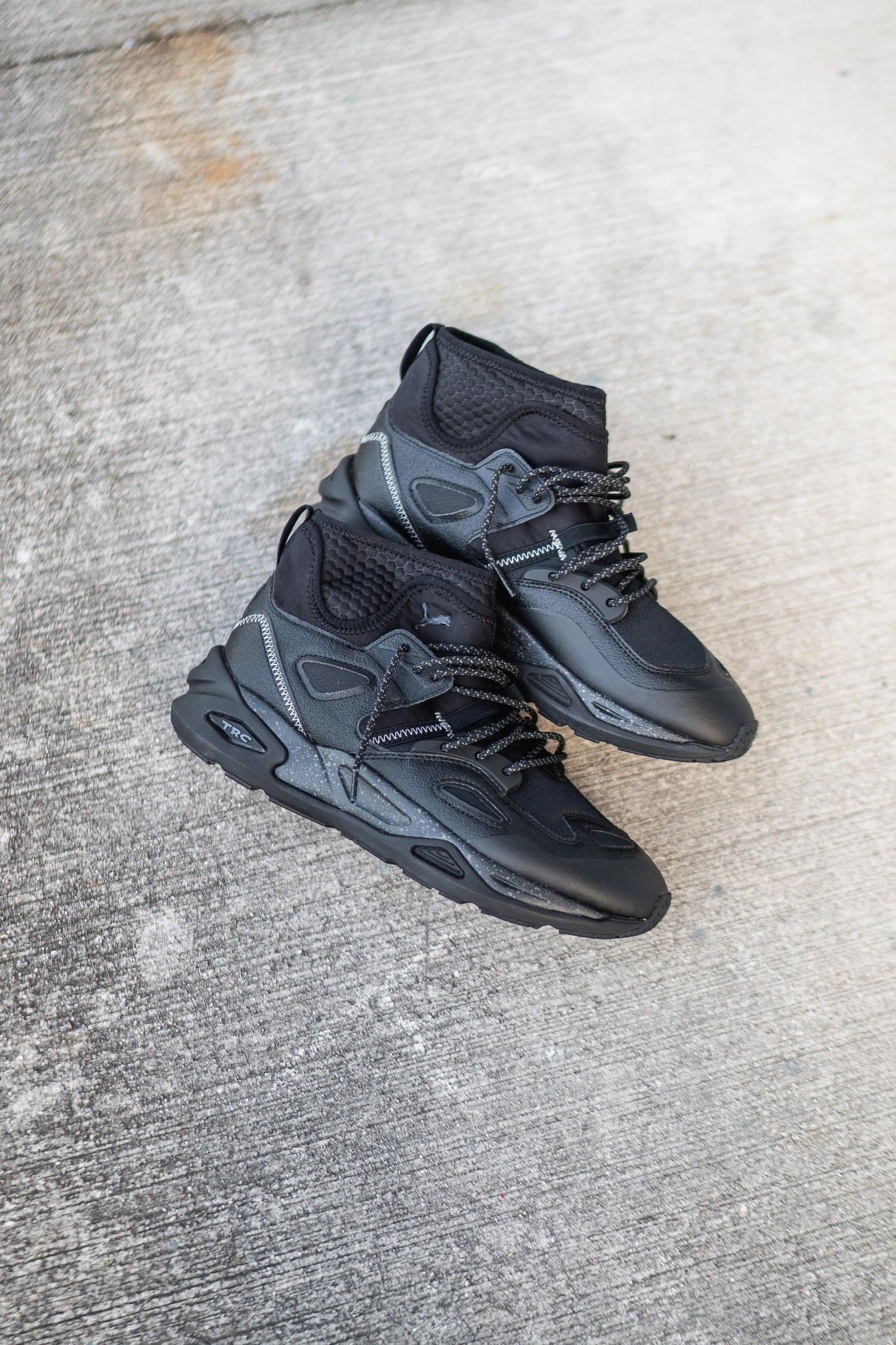 Men's Puma TRC Blaze Mid WS (Puma Black/Castlerock) Motion Vibe