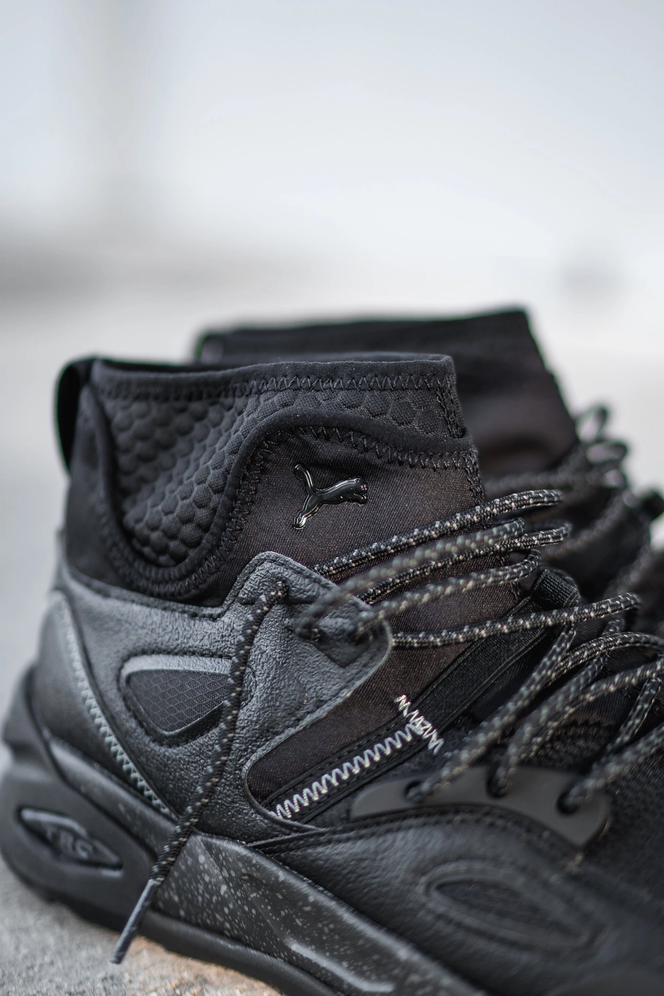 Men's Puma TRC Blaze Mid WS (Puma Black/Castlerock) Tailored grip