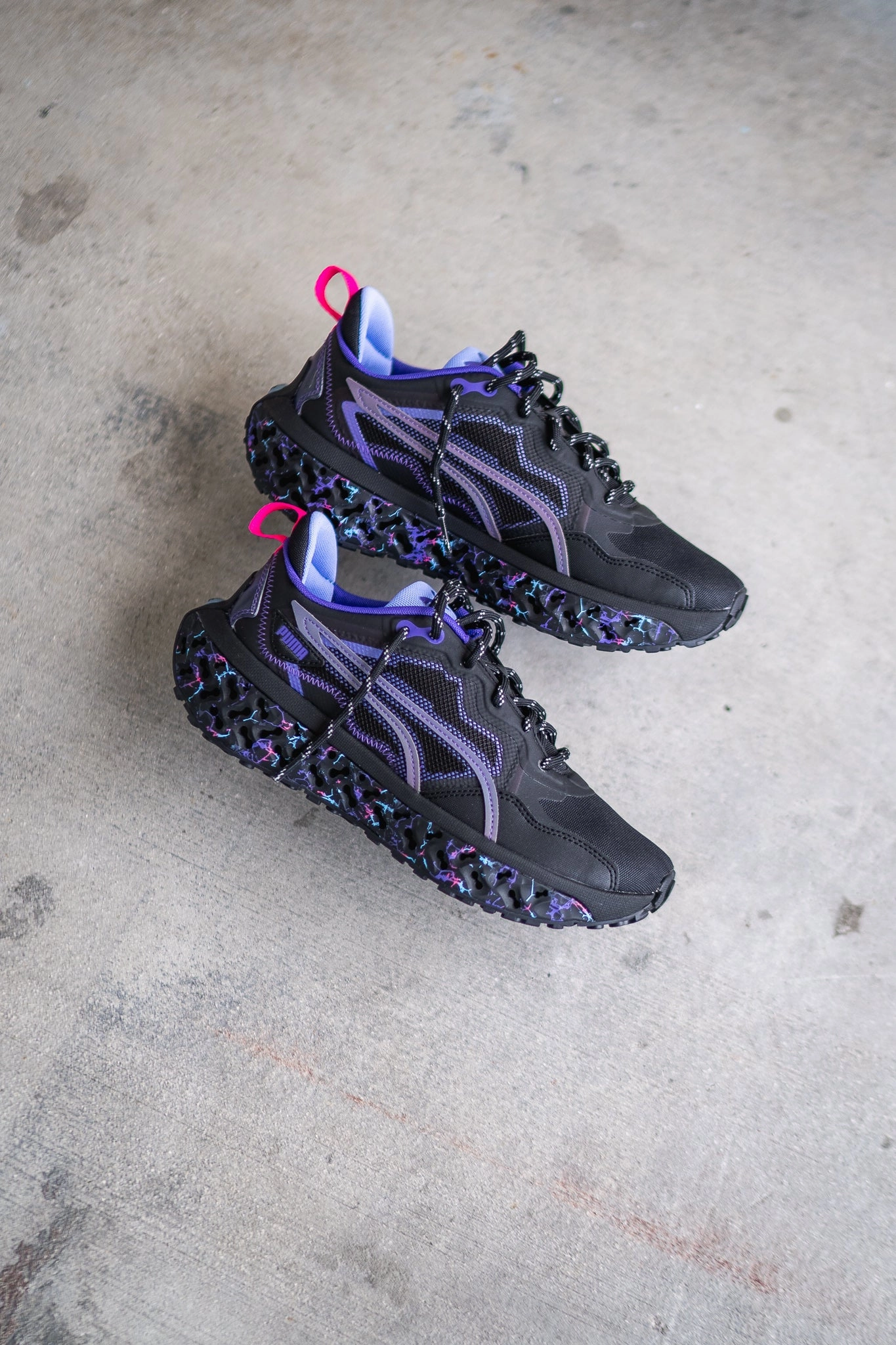 Quick design Men's Puma XETIC Sculpt Electric Storm (Puma Black/Ravish)