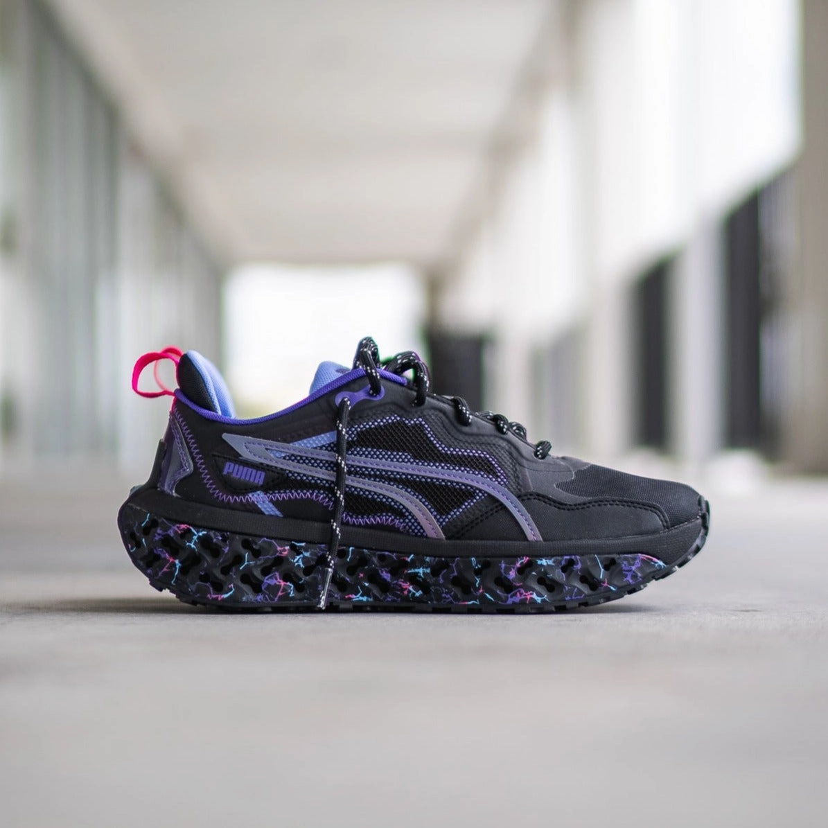 Men's Puma XETIC Sculpt Electric Storm (Puma Black/Ravish) Easy to Wear