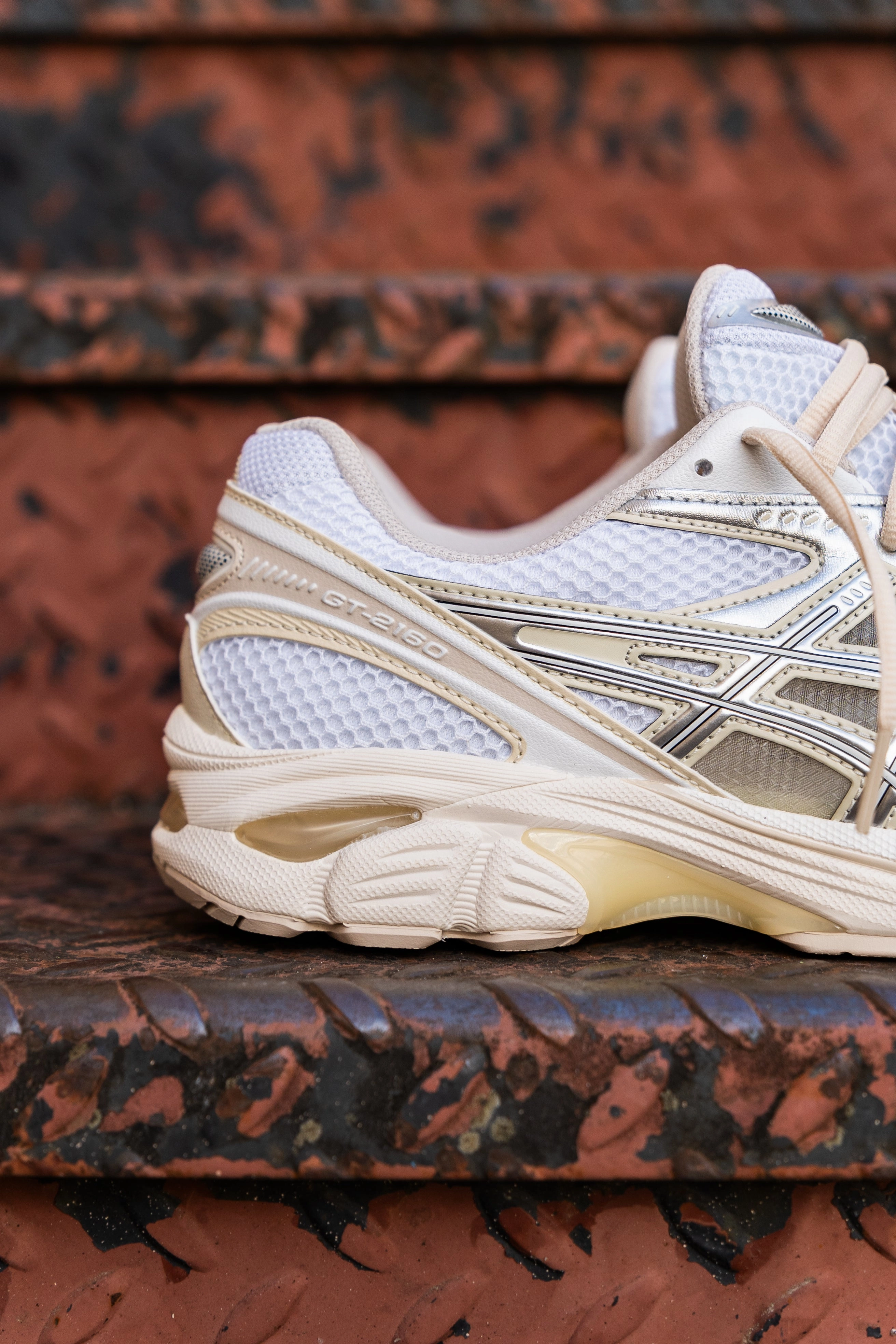 Breathable Form Mens Asics Above The Clouds x GT-2160 (White/Pure Silver)