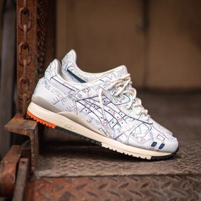 Mens Asics Gel-Lyte 3 TOKYO Subway Pack (White/Peacoat) SlipOn Iconic Ease