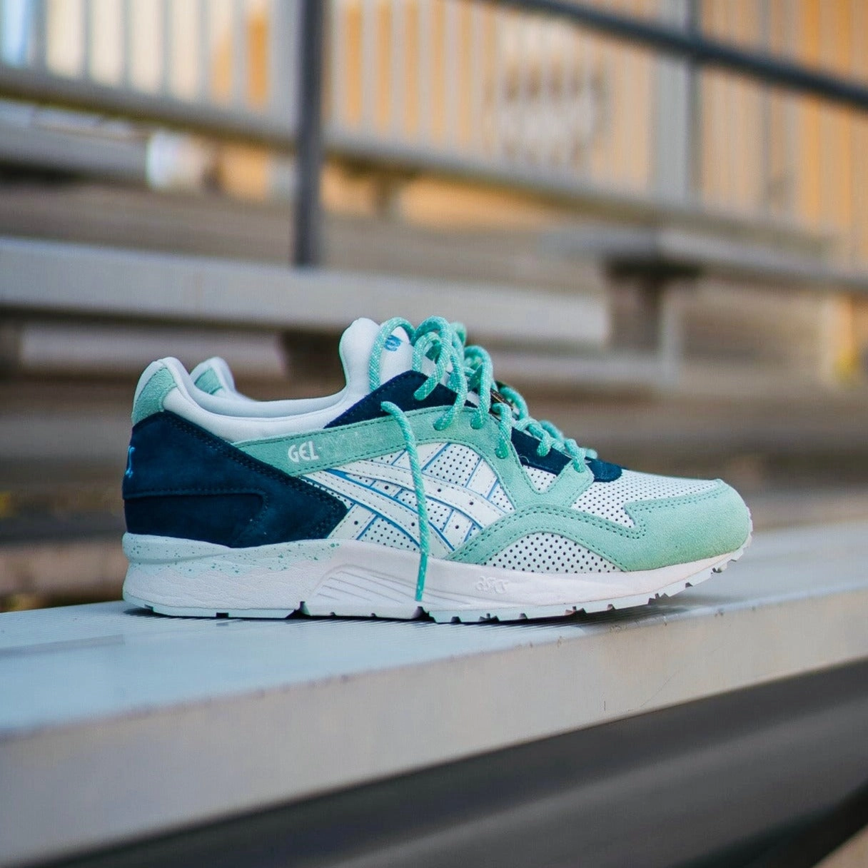 Vamp Reinforcement Ultra Flexible Grooves Mens Asics Gel-Lyte 5 Godai (Soothing Sea/Seafoam)
