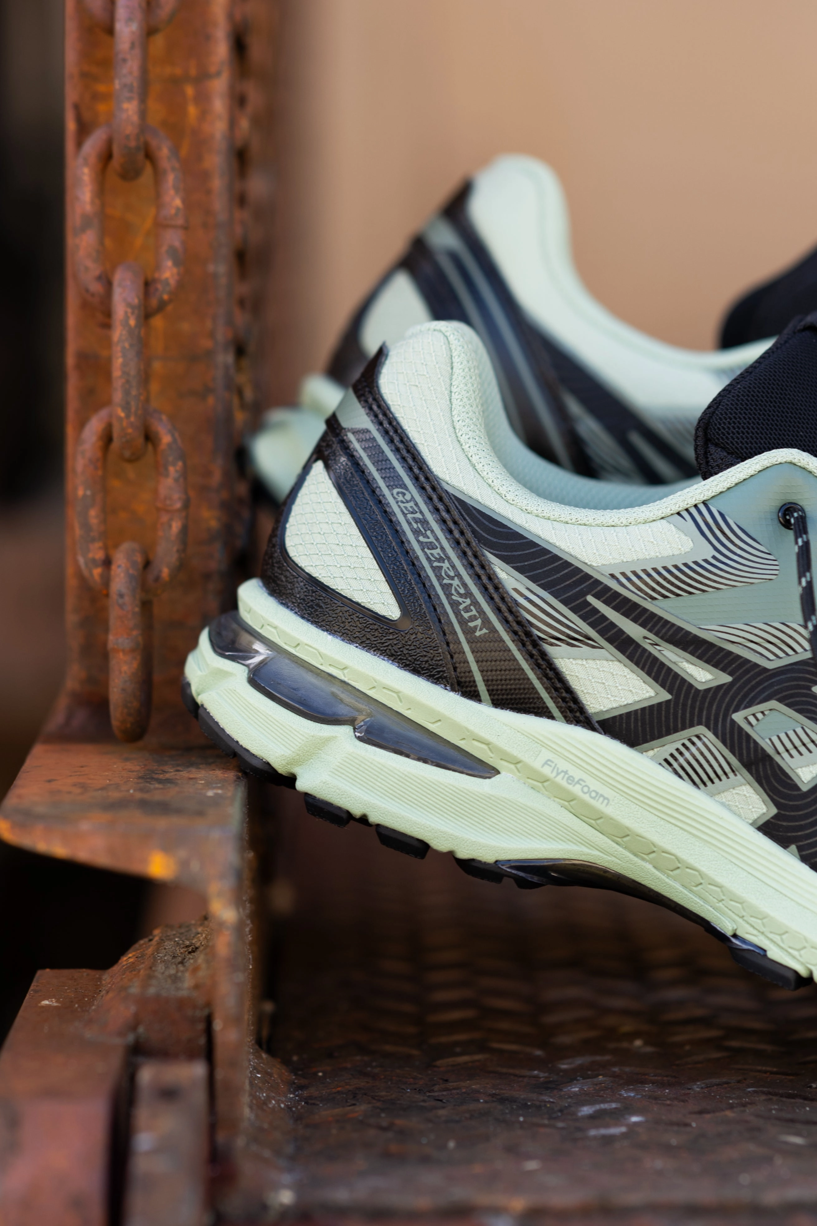 Quick   Drying Supportive Choice Mens Asics Gel-Terrain (Dark Jade/Black) - 1203A342-300