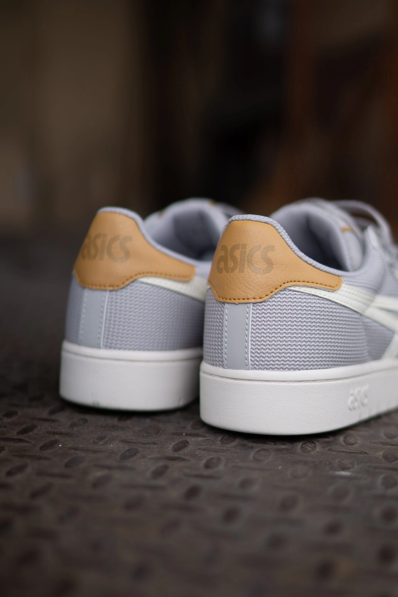 Mens Asics Japan S (Oyster Grey/Birch) Gym suitable All Terrain Shoes