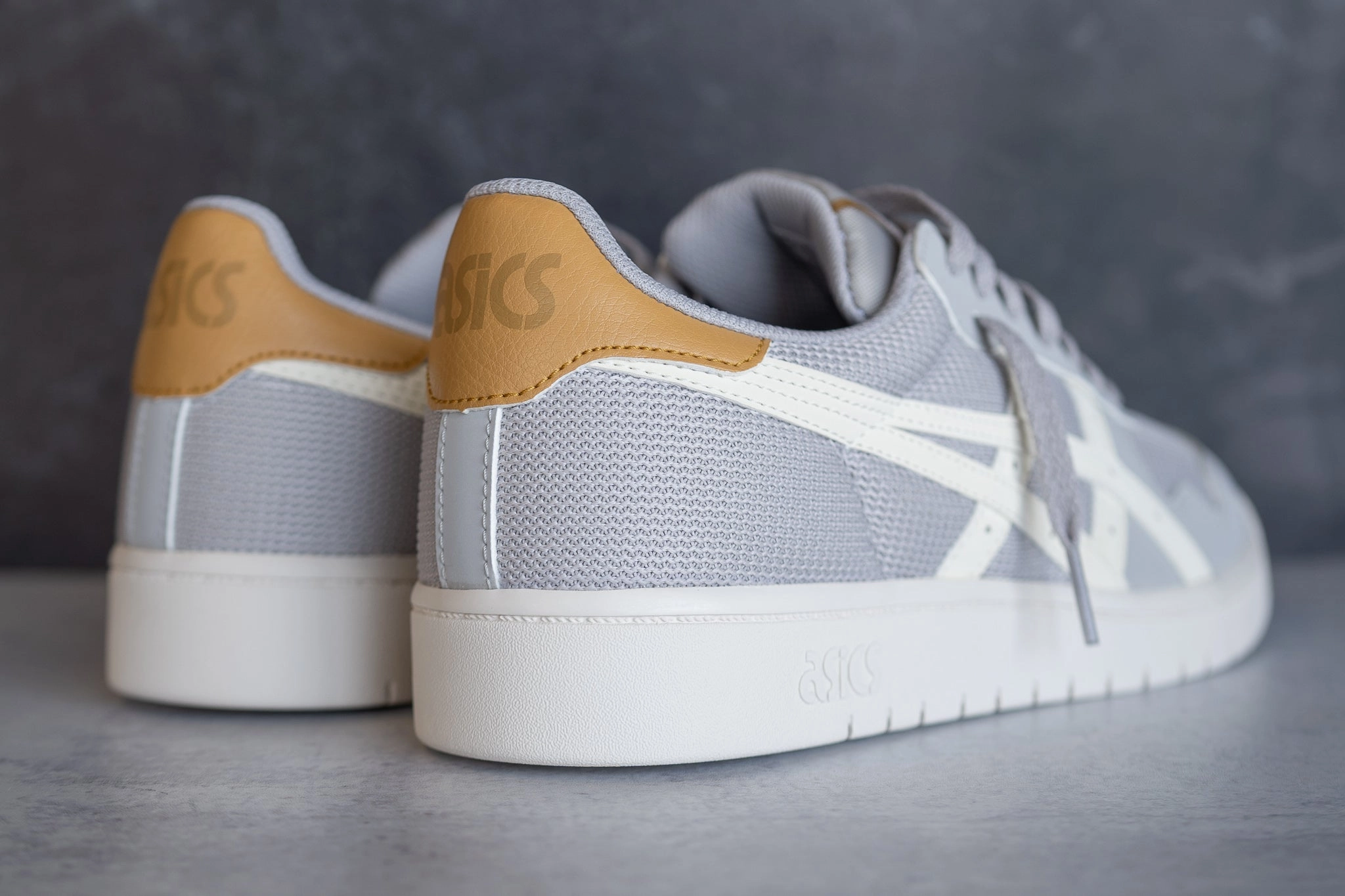 Mens Asics Japan S (Oyster Grey/Birch) Rubber Composite