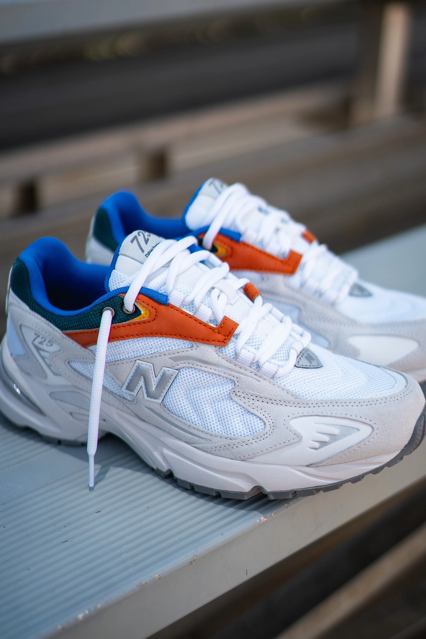 Mens New Balance 725V1 (Grey/Orange) - ML725AP foam padding Balanced Grip