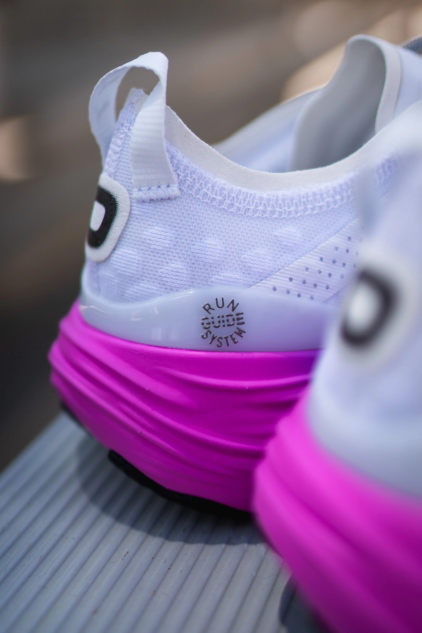 Mens Puma ForeverRun Nitro Sunset (White/Luminous Blue) Lined Upper