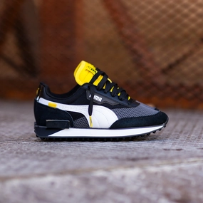 Torsion Rigidity System Mens Puma Future Rider BVB (Asphalt/Black/Cyber Yellow)