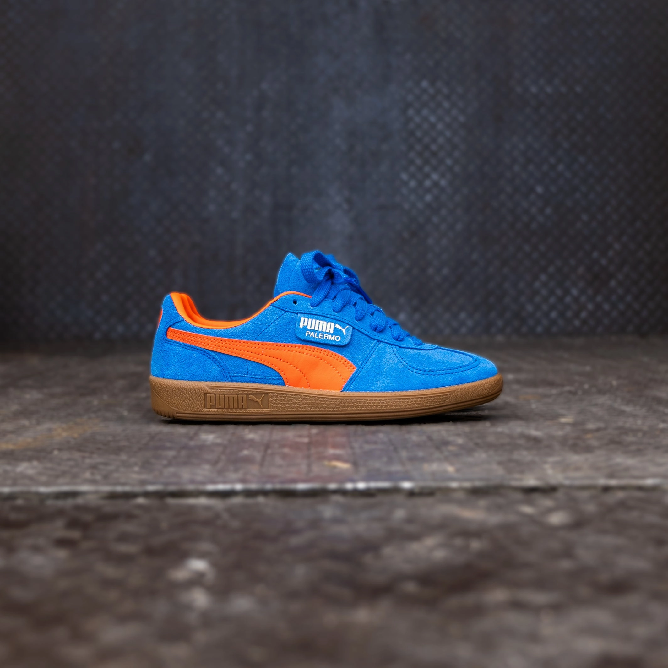 Easy Run Mens Puma Palermo (Hyperlink Blue/Flame Flicker/Gum)