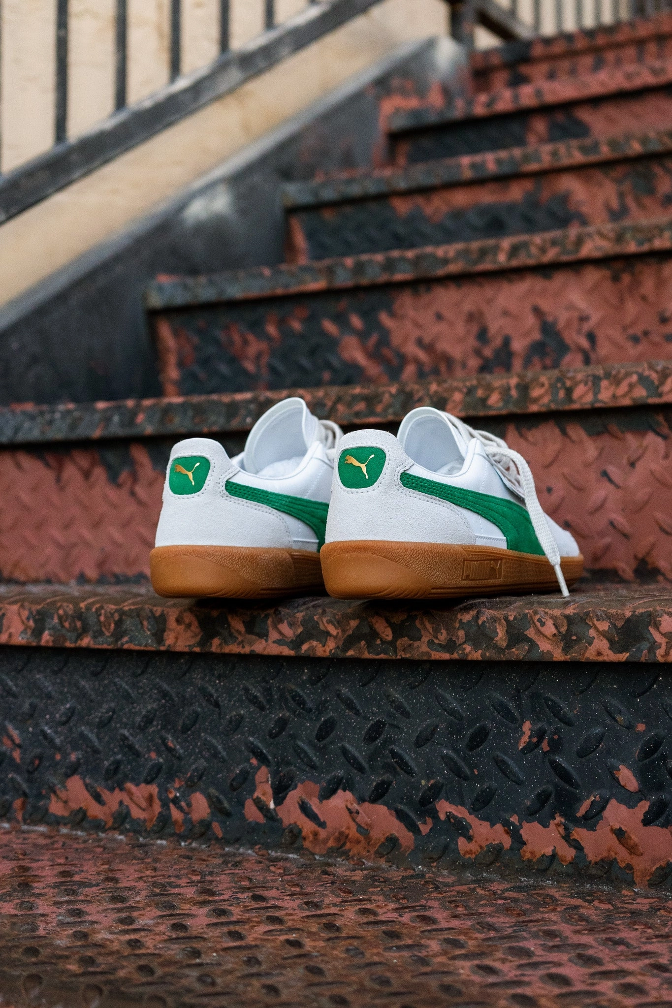 Treadmill Optimized Jump Friendly Mens Puma Palermo LTH (Pine Green)