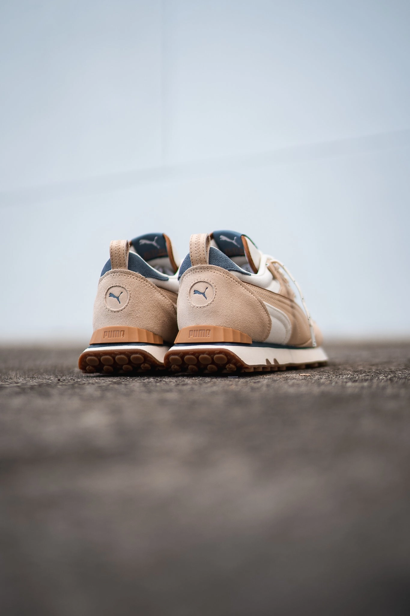 Impact-absorbing design Fit Boost Mens Puma Rider Future Vintage Safari (Light Sand)