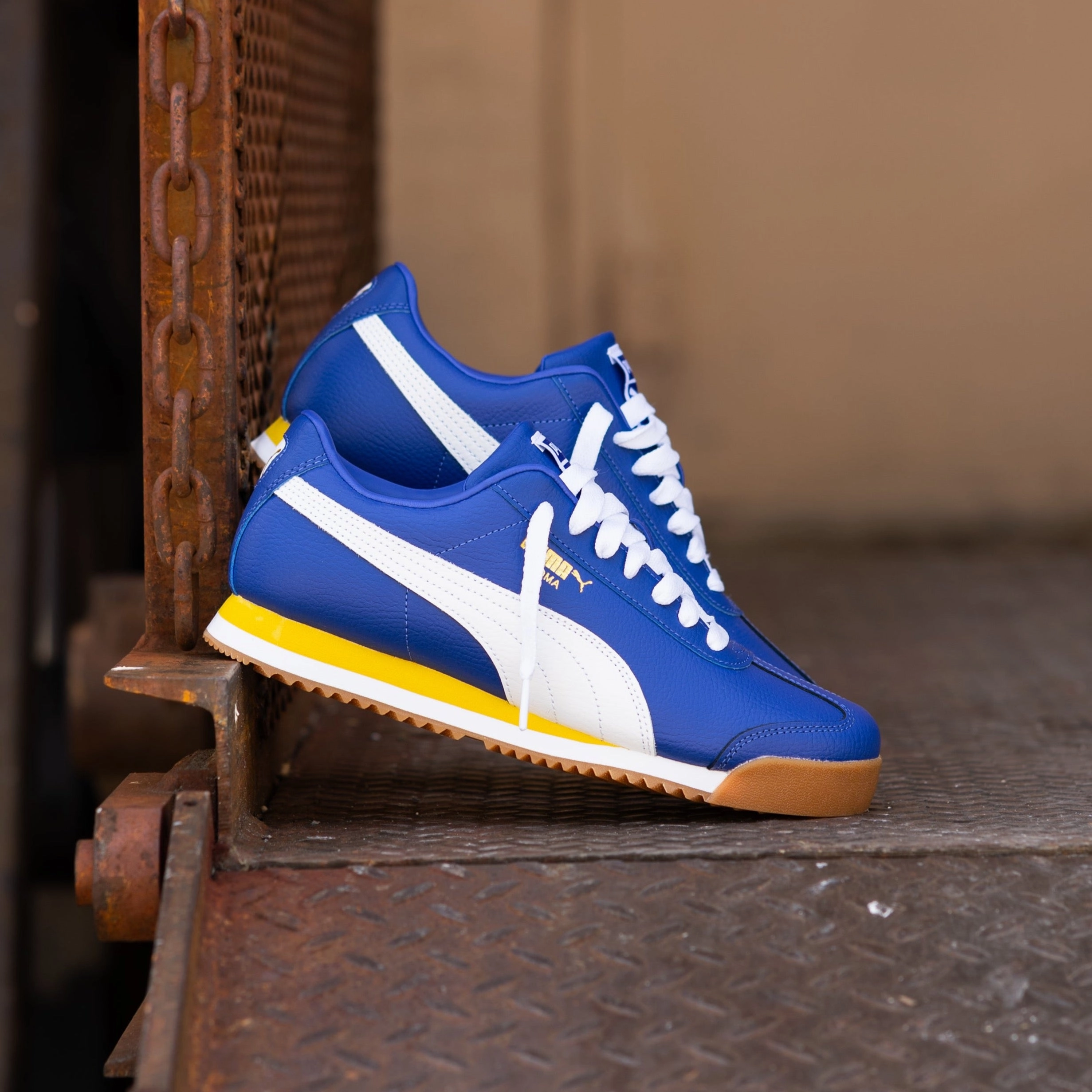 Fresh Air Mens Puma Roma 24 Standard (Lapis Lazuli/Fresh Pear)