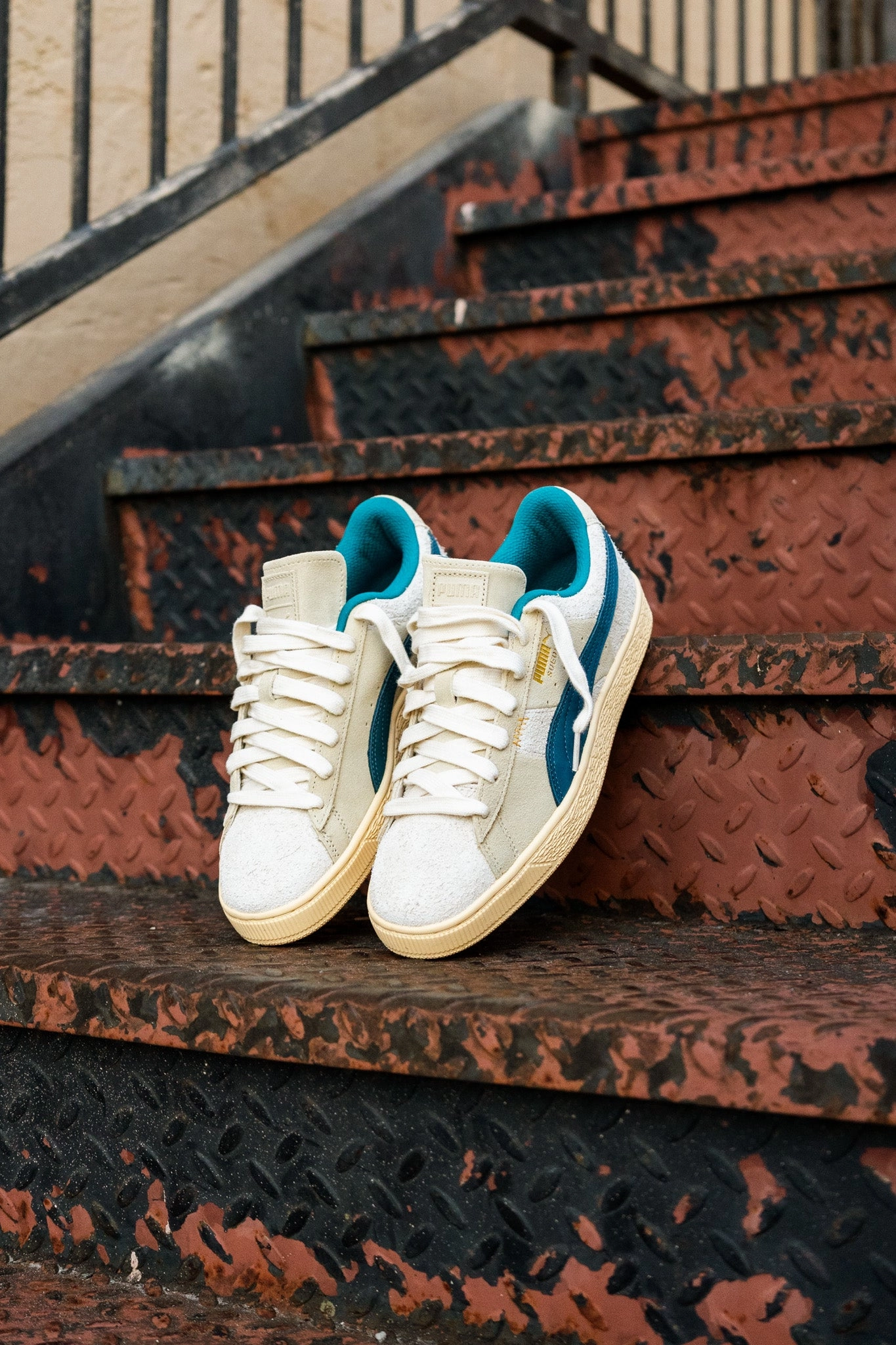 BreathableMesh Mens Puma Suede - Underdogs (Ocean Tropic)