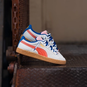 Hybrid Wear Hyper Responsive Cushion Mens Puma Suede Podium (Alpine Snow/Gum)