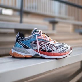 Superior Look Athletic materials Mens Puma Velophasis Phased (Cool Grey/Chili Powder)