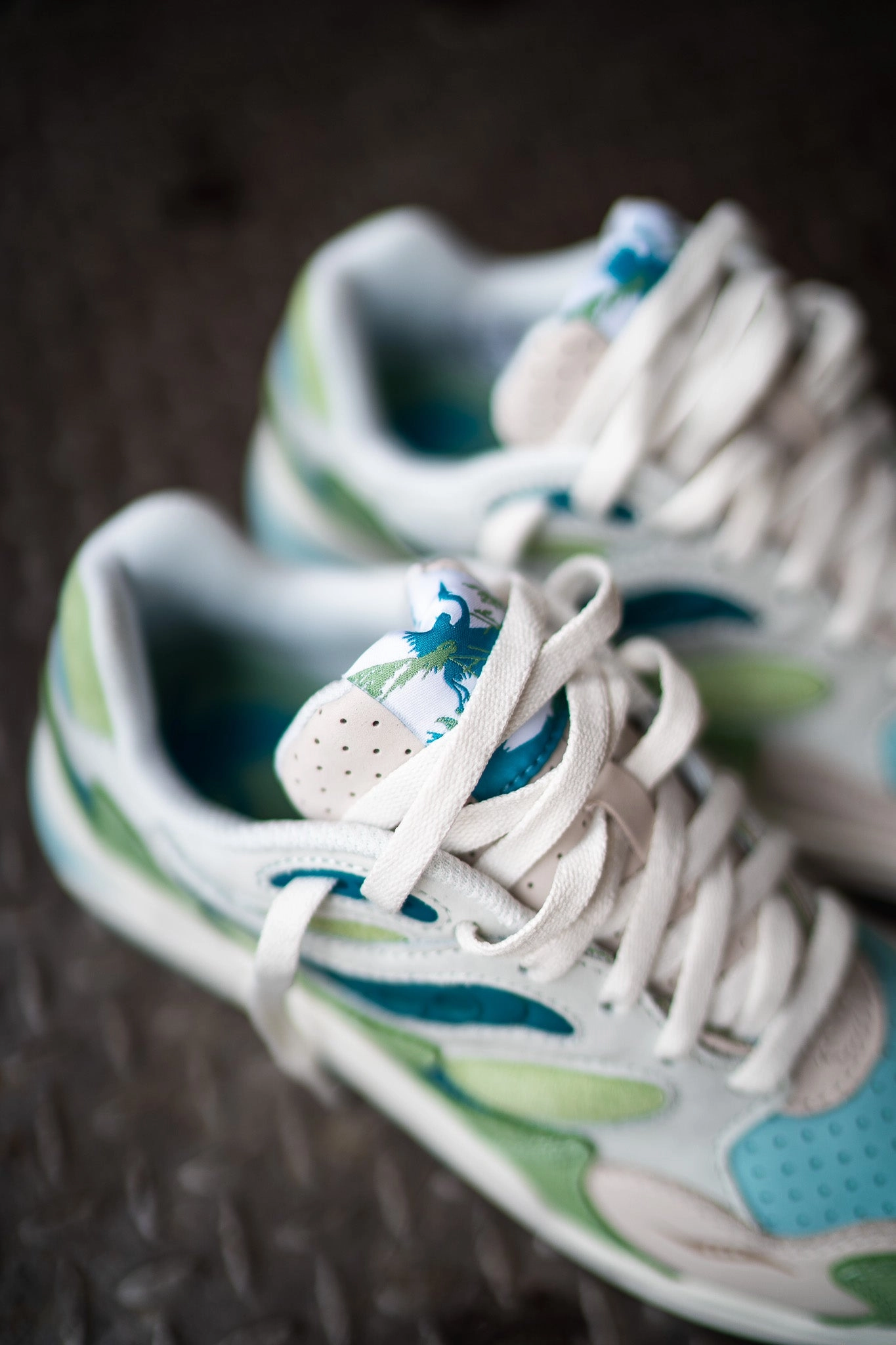 Mens Saucony Grid Shadow 2 (Green/Tan) Recycled fabric Structured Pace