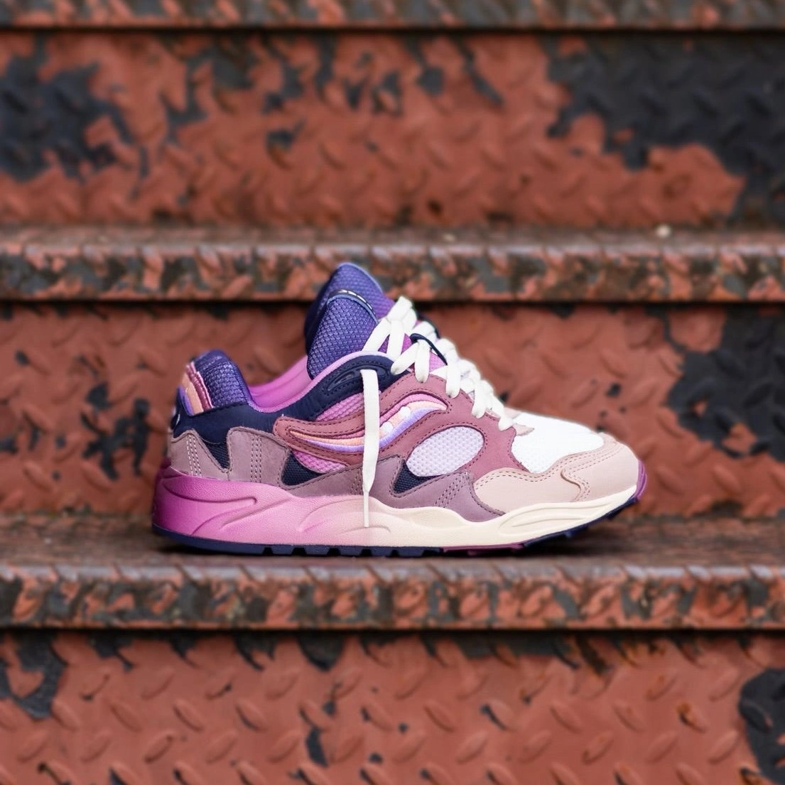 Spring Walk Mens Saucony Grid Shadow 2 Summer Solstice (Lilac/Blue)