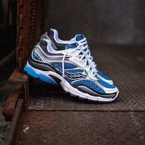 Mens Saucony OG ProGrid Omni 9 (Royal/Silver) Urban Mobility