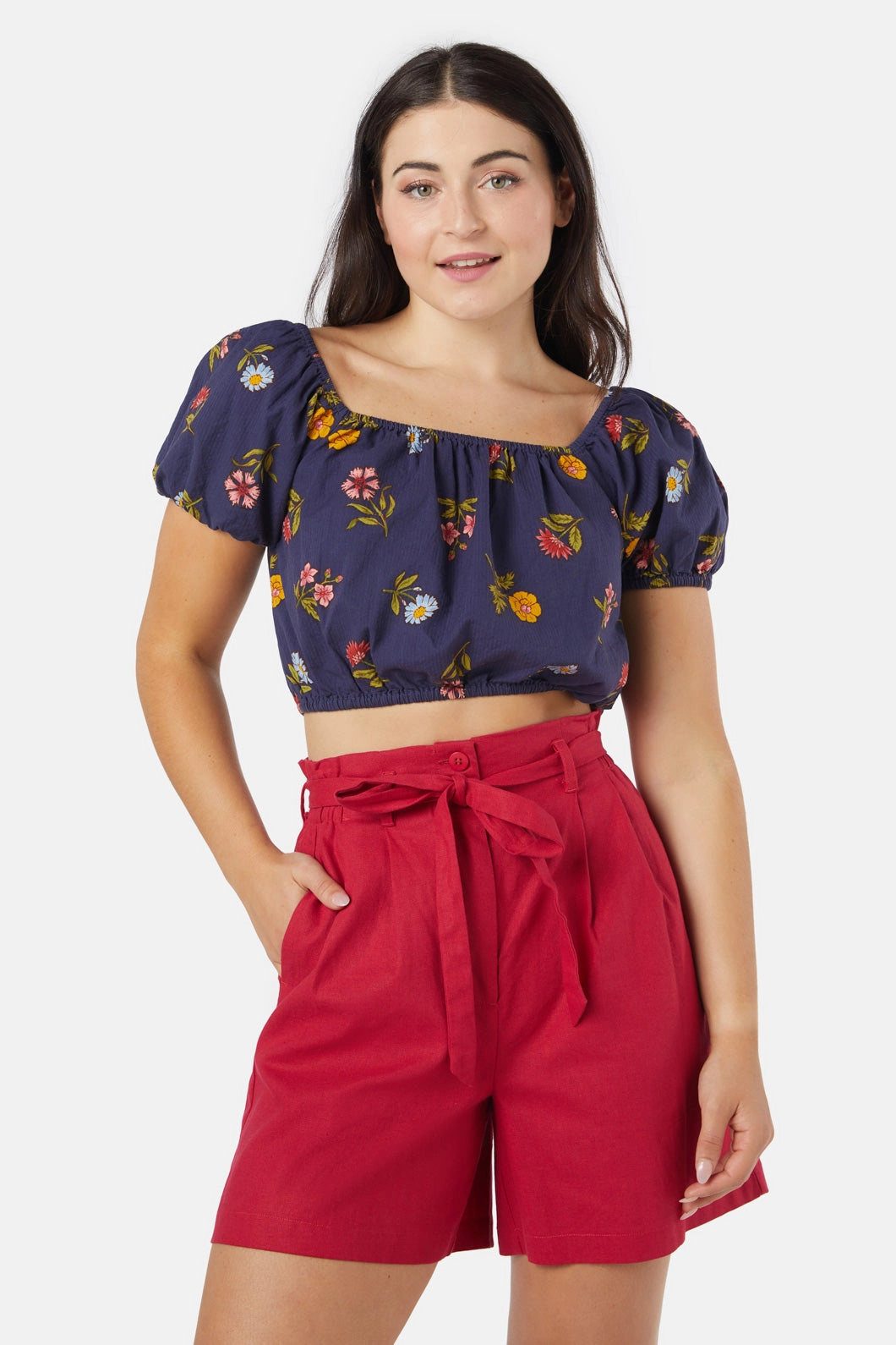 Mietta Top RibbedTrim