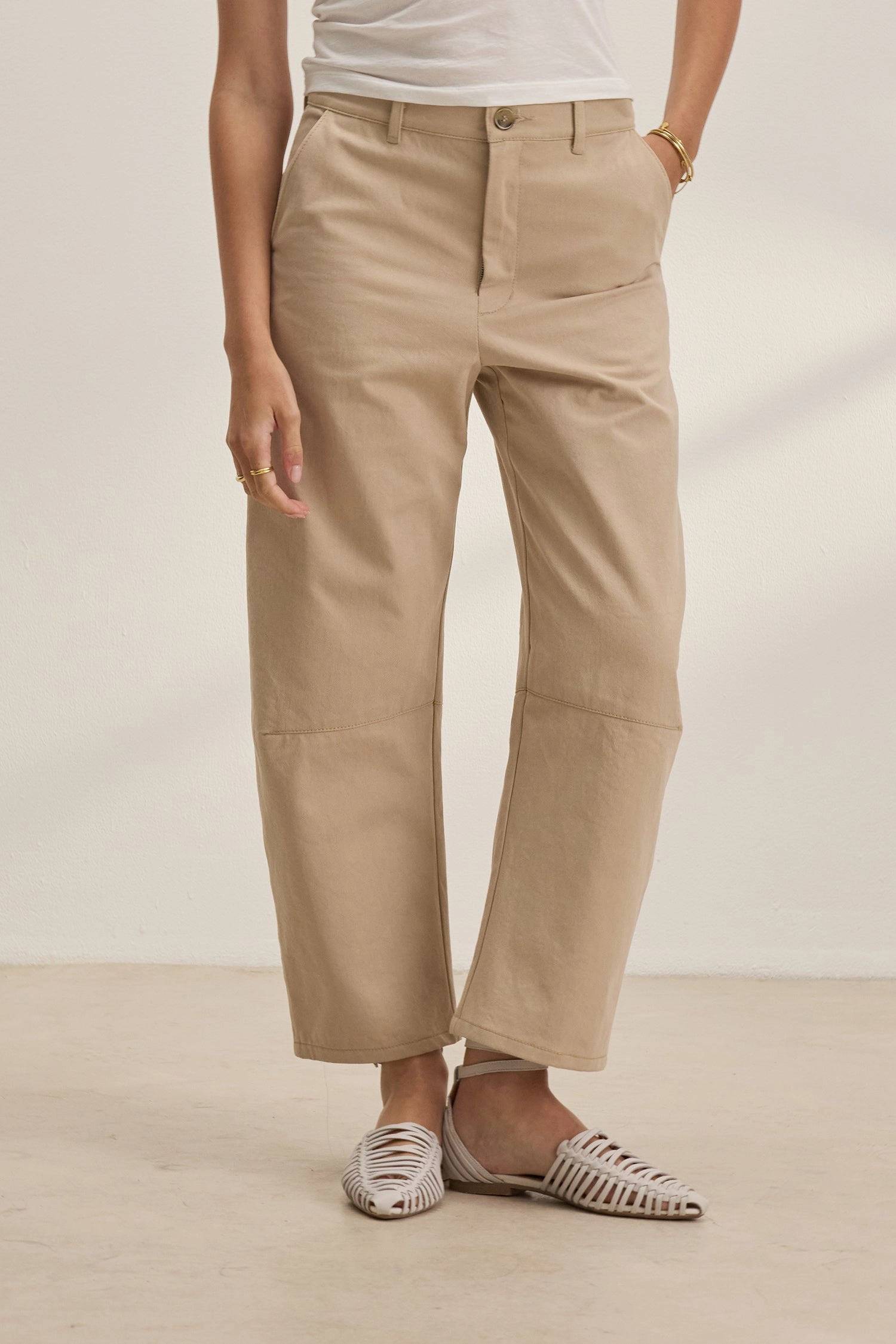 SmoothEdgeTrim ALEXIS TWILL PANT WITH DARTED KNEE