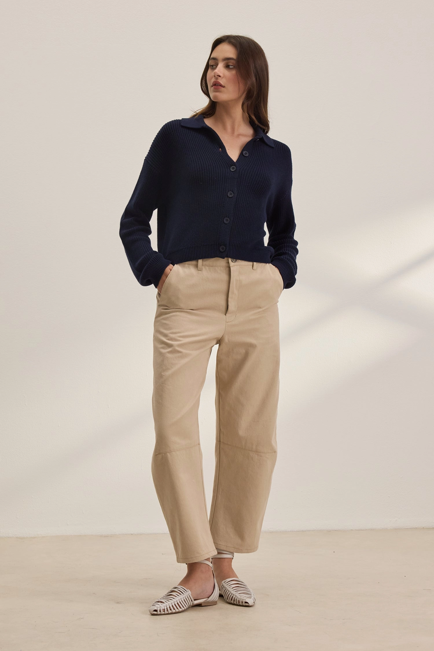 ALEXIS TWILL PANT WITH DARTED KNEE Vision Fit