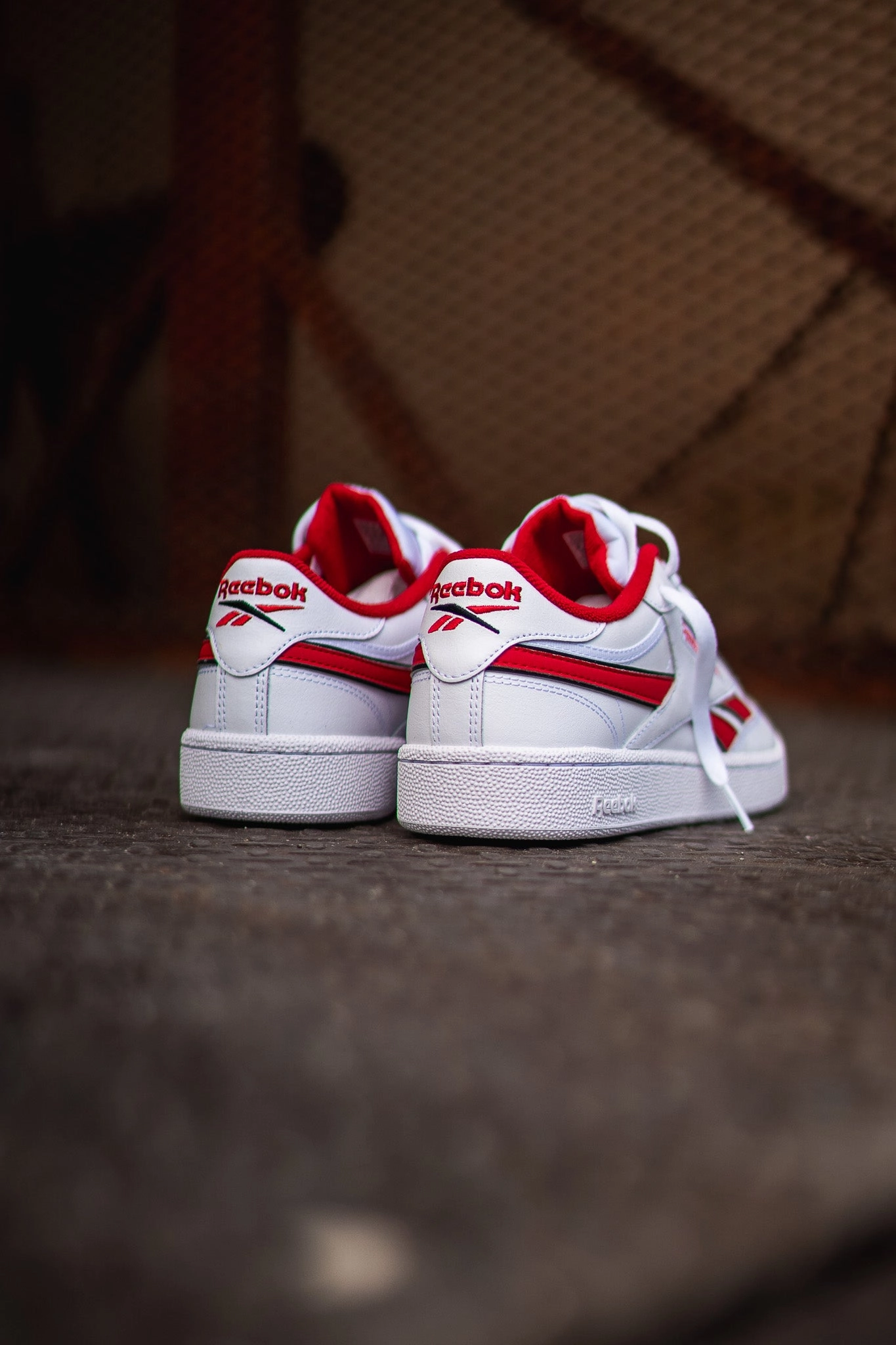 Endurance Ready Mens Reebok Club C Revenge (White/Red)