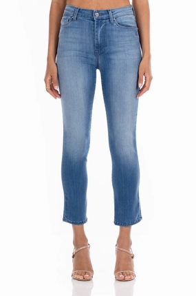 Smooth Loose Versatile CHER SLIM STRAIGHT IN ST. MARTIN BLUE