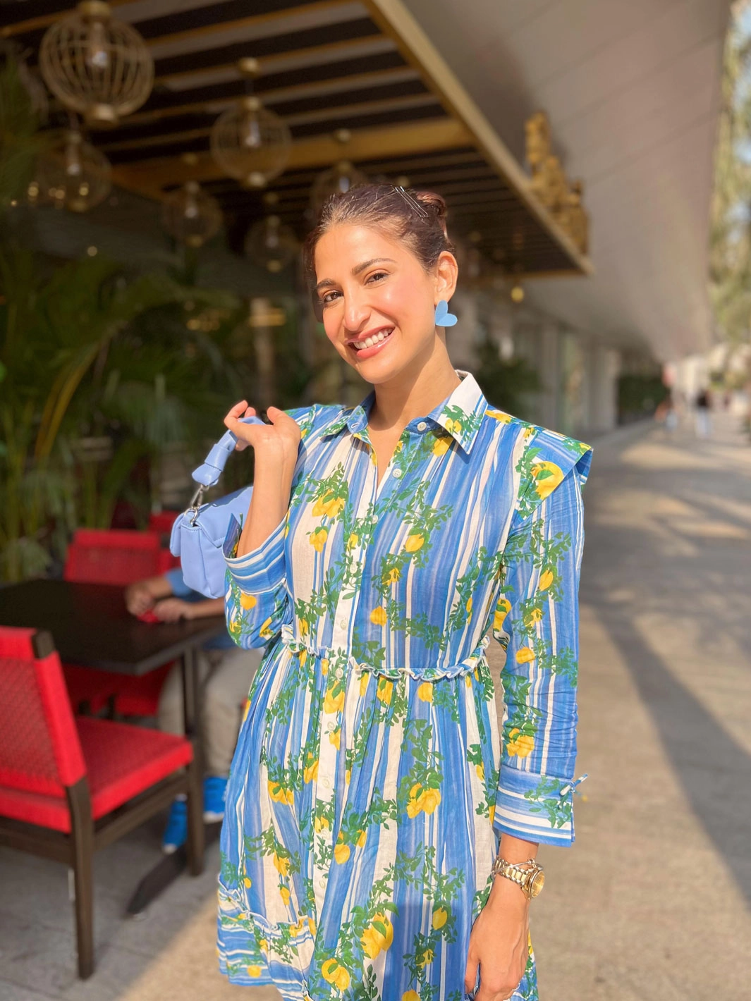 Minori Cotton Mulmul Dress Polished Style Flexible Fit